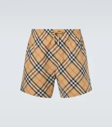 Burberry Check swim trunks Burberry Check swim trunks