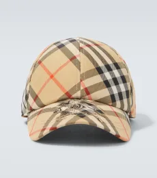 Burberry Check twill baseball cap Burberry Check twill baseball cap