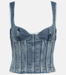 Bustier en jean Bustier en jean