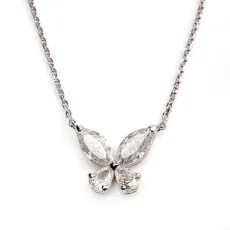 Butterfly Silver Necklace Butterfly Silver Necklace