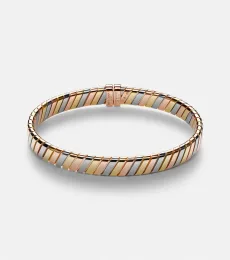 Bvlgari Tubogas 18kt yellow, rose, and white gold bracelet Bvlgari Tubogas 18kt yellow, rose, and white gold bracelet