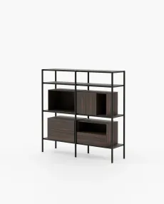 BYLOT Bookcase & Shelving Smoked Eucalyptus Veneer Matte BYLOT Bookcase & Shelving Smoked Eucalyptus Veneer Matte