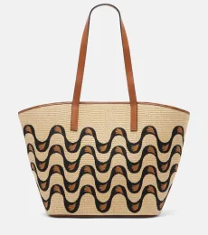 Cabas Basket Large à finitions en cuir Cabas Basket Large à finitions en cuir