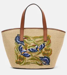 Cabas Basket Small à finitions en cuir Cabas Basket Small à finitions en cuir