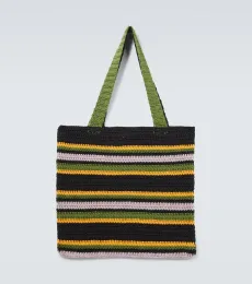 Cabas Harbor Stripe en crochet de coton Cabas Harbor Stripe en crochet de coton