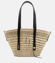 Cabas Paula's Ibiza Braid Medium en feuilles de palmier Cabas Paula's Ibiza Braid Medium en feuilles de palmier