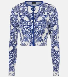 Cable-knit cropped cardigan Cable-knit cropped cardigan