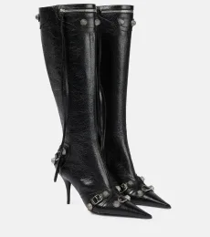 Cagole leather knee-high boots Cagole leather knee-high boots