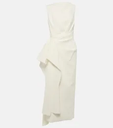 Calatrava crêpe midi dress Calatrava crêpe midi dress