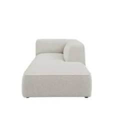 CALI chaise longue right Sofa Malibu fabric Cream CALI chaise longue right Sofa Malibu fabric Cream