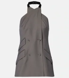Cali halterneck virgin wool vest Cali halterneck virgin wool vest