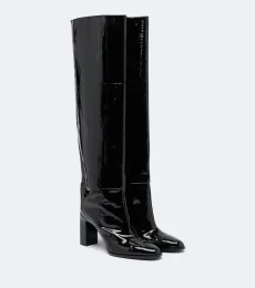 Caly leather over-the-knee boots