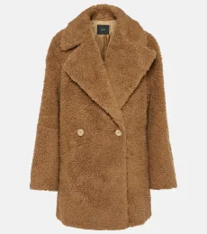 Camel and silk coat Camel and silk coat