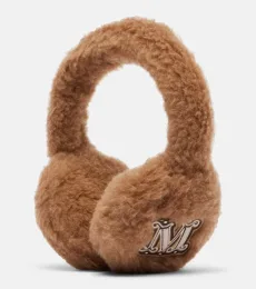 Camel hair and silk ear muffs