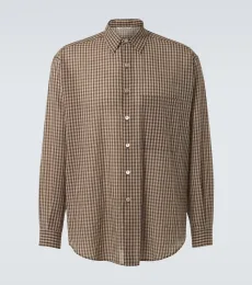 Camisa Airy de algodón a cuadros vichy Camisa Airy de algodón a cuadros vichy