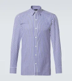 Camisa Bengal de popelín de algodón a rayas