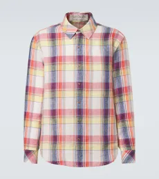 Camisa Daybreak de lino a cuadros Camisa Daybreak de lino a cuadros