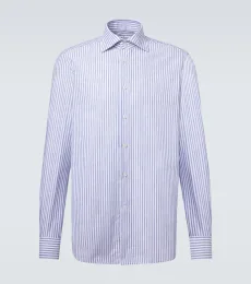 Camisa de algodón a rayas Camisa de algodón a rayas
