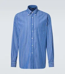 Camisa de algodón a rayas