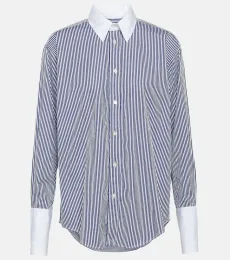 Camisa de algodón a rayas Camisa de algodón a rayas