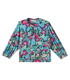 Camisa de algodón floral Camisa de algodón floral