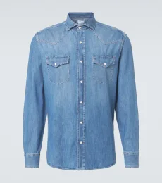 Camisa de denim Camisa de denim