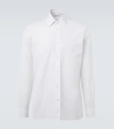 Camisa de popelín de algodón