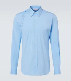 Camisa de popelín en mezcla de algodón