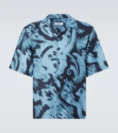 Camisa de sarga de algodón y seda Camisa de sarga de algodón y seda