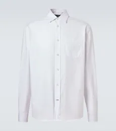Camisa oxford de algodón a rayas