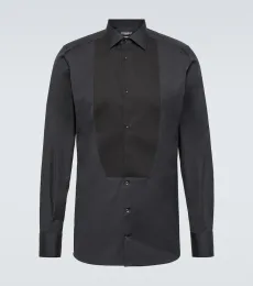 Camisa Plastron de algodón