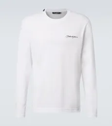 Camiseta de jersey de algodón bordado Camiseta de jersey de algodón bordado