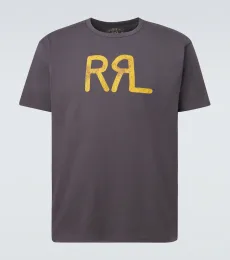 Camiseta de jersey de algodón con logo
