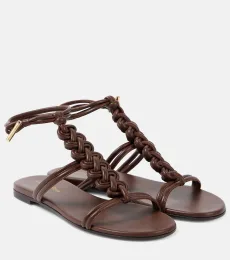Capua braided leather sandals Capua braided leather sandals