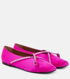 Cara satin ballet flats Cara satin ballet flats