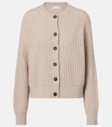 Cardigan en cachemire et laine mélangés Cardigan en cachemire et laine mélangés