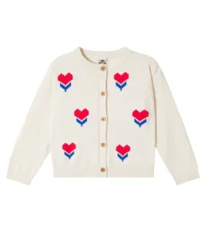Cardigan Nina en jacquard de coton Cardigan Nina en jacquard de coton