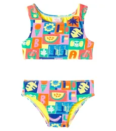 Carimbo printed bikini