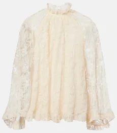 Carousel ruffled lace blouse Carousel ruffled lace blouse