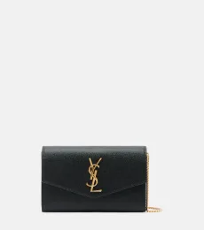 Cartera con cadena Uptown de piel Cartera con cadena Uptown de piel