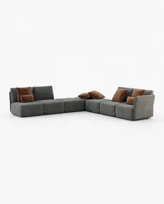 CASABLANCA arm module Sofa Piera Anthracite CASABLANCA arm module Sofa Piera Anthracite