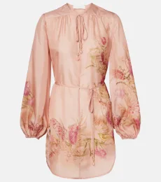 Cascadian floral silk tunic Cascadian floral silk tunic