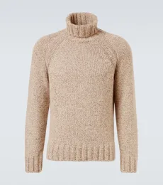Cashmere and wool turtleneck sweater Cashmere and wool turtleneck sweater