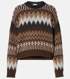 Cashmere jacquard sweater Cashmere jacquard sweater