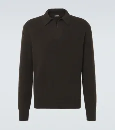 Cashmere polo sweater Cashmere polo sweater