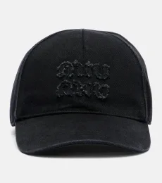 Casquette en denim à logo Casquette en denim à logo