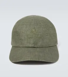 Casquette en lin à logo Casquette en lin à logo