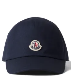 Casquette en sergé de coton à logo Casquette en sergé de coton à logo