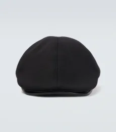 Casquette gavroche en laine mélangée Casquette gavroche en laine mélangée