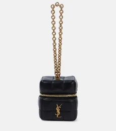 Cassandre Carrà Mini leather box bag Cassandre Carrà Mini leather box bag